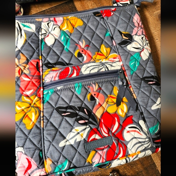 Vera Bradley Coastal Paradise Hipster Crossbody and Matching RFID Wallet - Picture 5 of 5